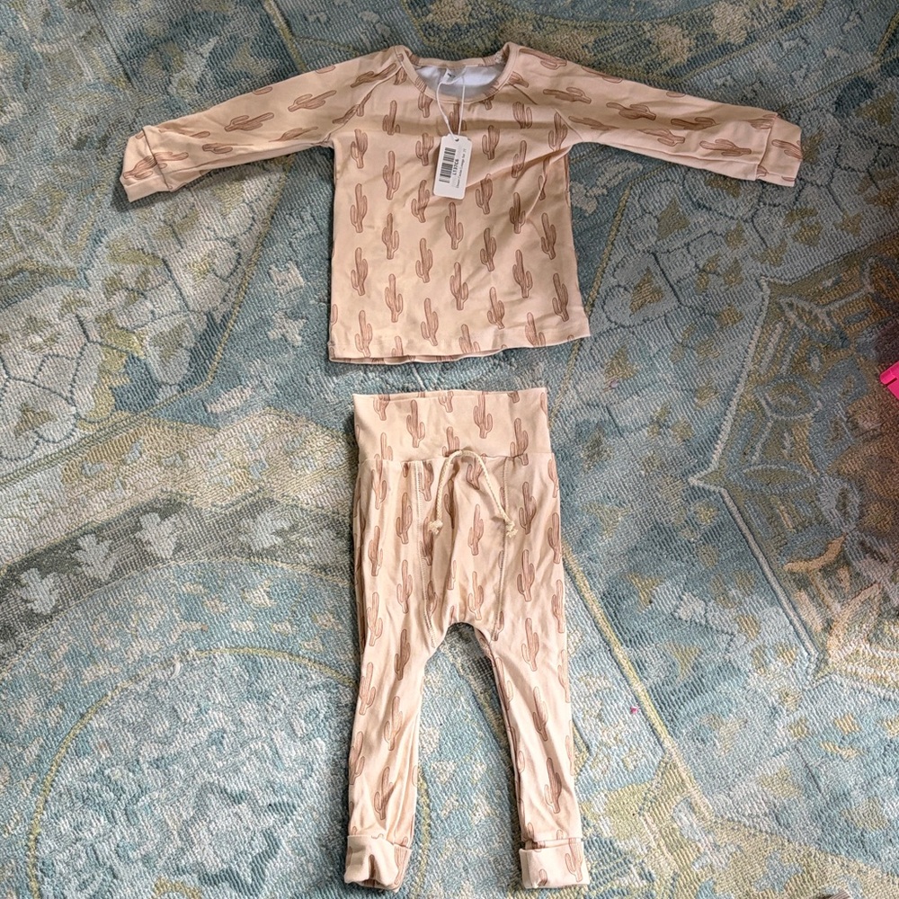 Little One Shop Cactus Print Kids Set